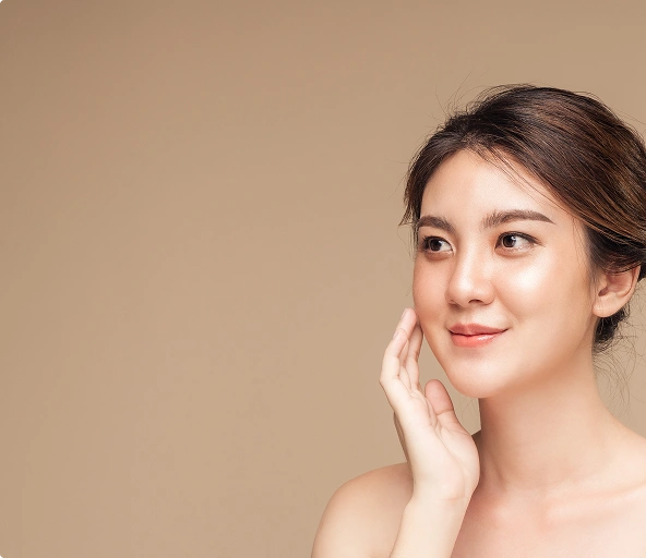 Image of aesthetic treatment or beauty service in progress