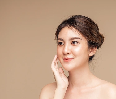 Image of aesthetic treatment or beauty service in progress